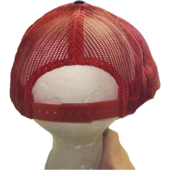 Southern Charm Moonshine Red White Blue Mesh Trucker Hat Cap Adjustable SnapBack - Picture 5 of 6